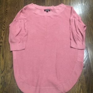 Pink sweater by express